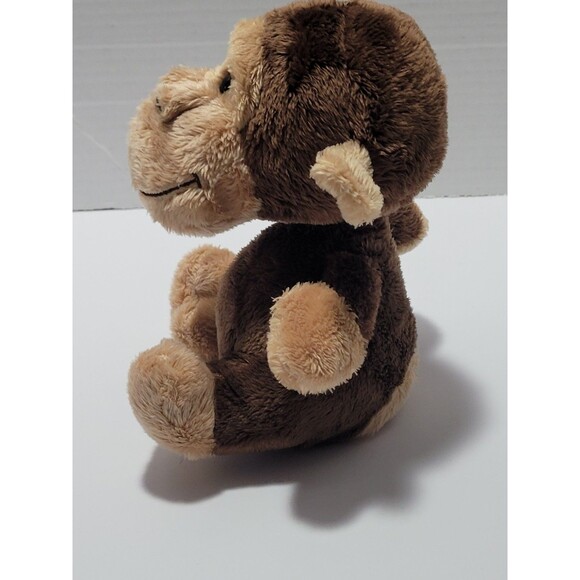 Toys R Us Plush Monkey Bobble Head 7” Tall Sitting Beanbag - Picture 4 of 12